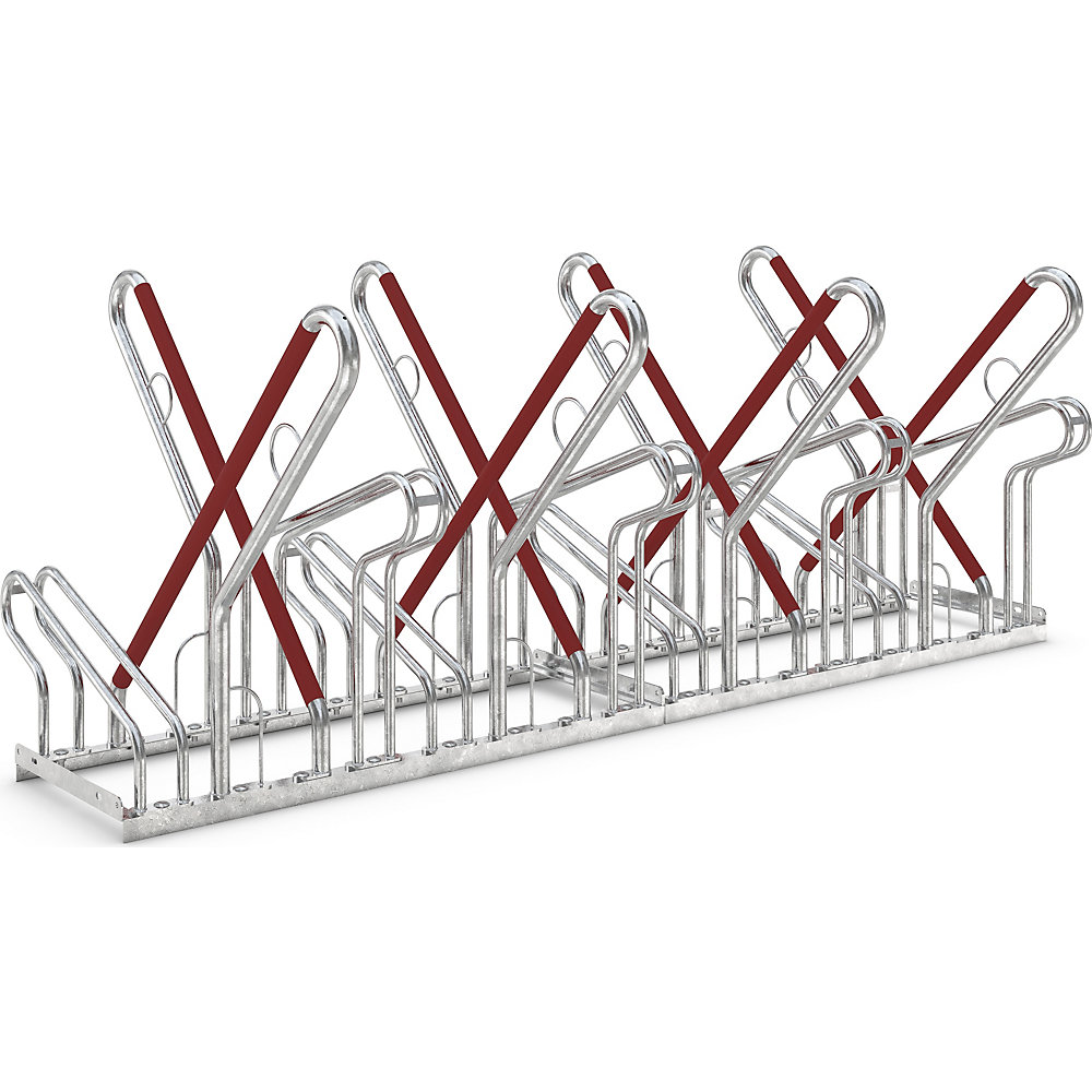 Wsm Prislonsko Stojalo Za Kolesa, Model 2500 Xbf, Dvostransko, šT. Parkirnih Mest 2 X 4-image