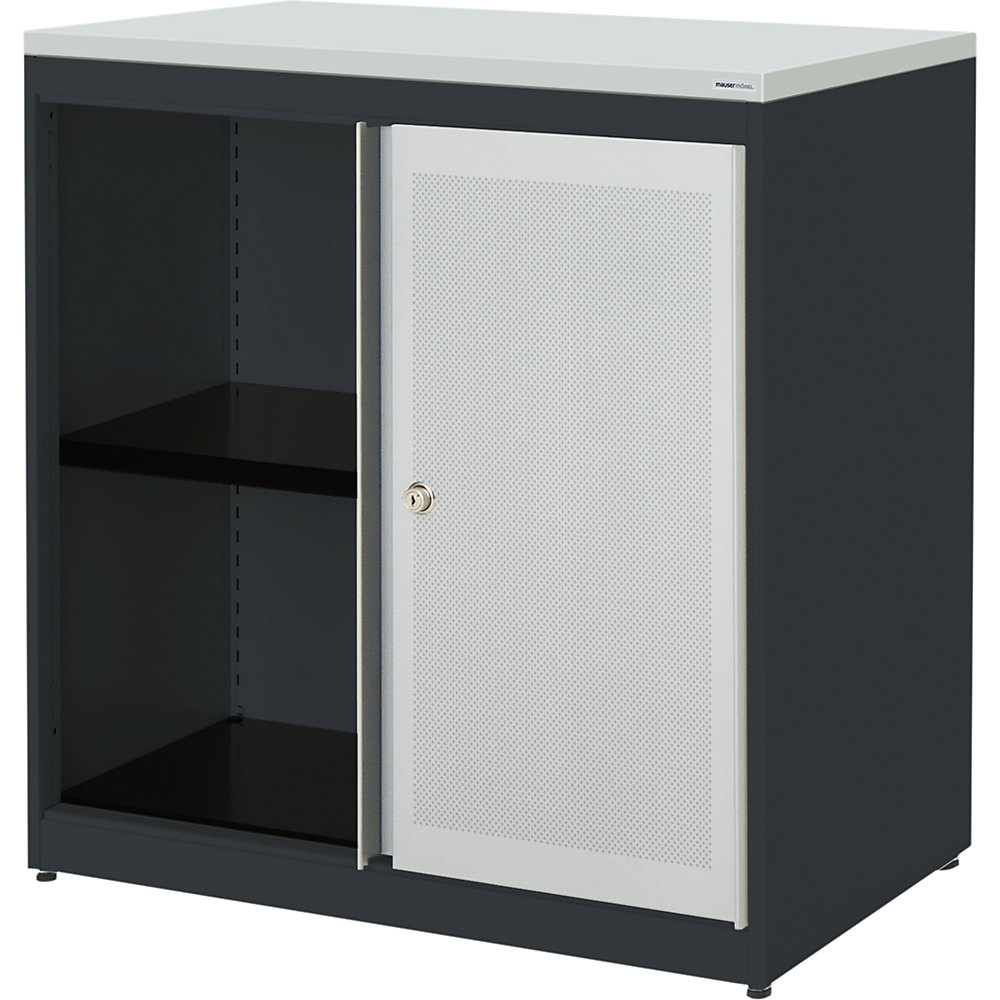 Armoire à portes coulissantes, à effet acoustique