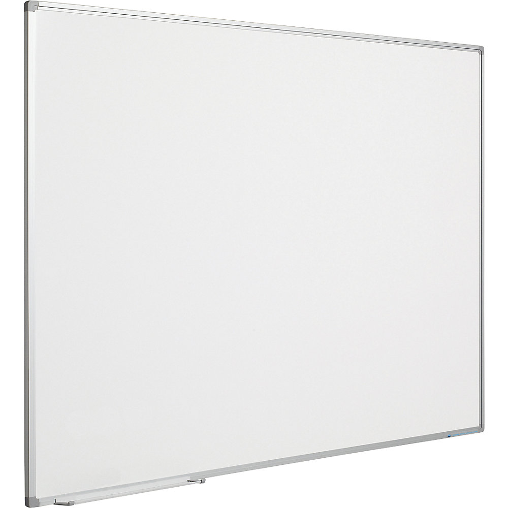 Eurokraft pro Whiteboard Economy, plaatstaal, gelakt, b x h = 3000 x 1200 mm