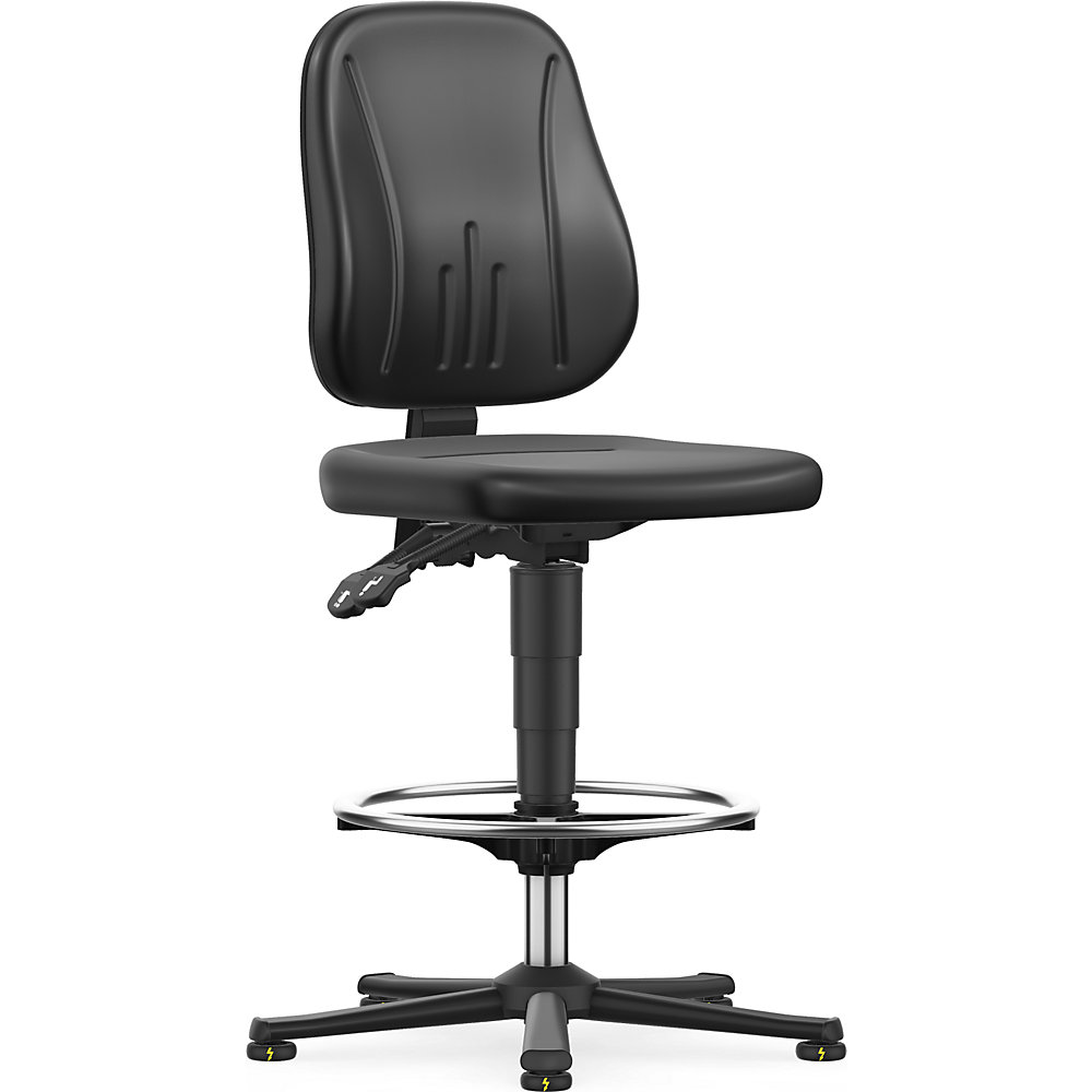 bimos UNITEC Industrial Task Chair Black 2