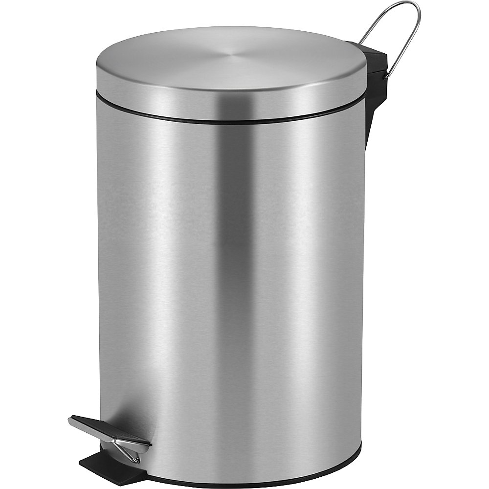 Poubelle à pédale avec seau intérieur en plastique