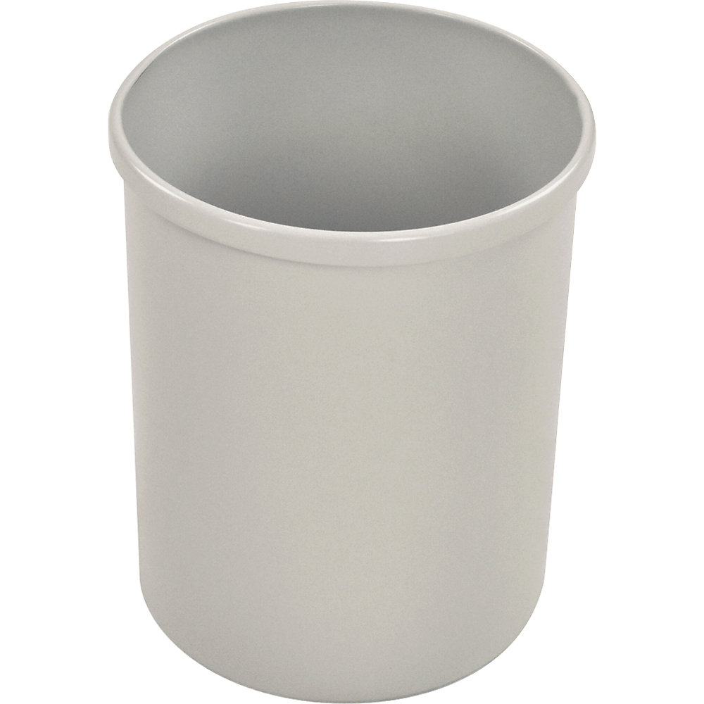 Corbeille à papier métallique ronde