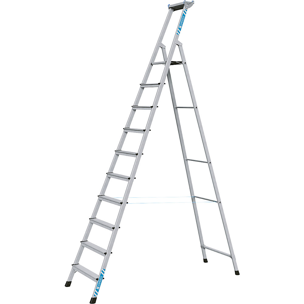 E-shop Rebrík so stupňami, pochôdzny z jednej strany ZARGES