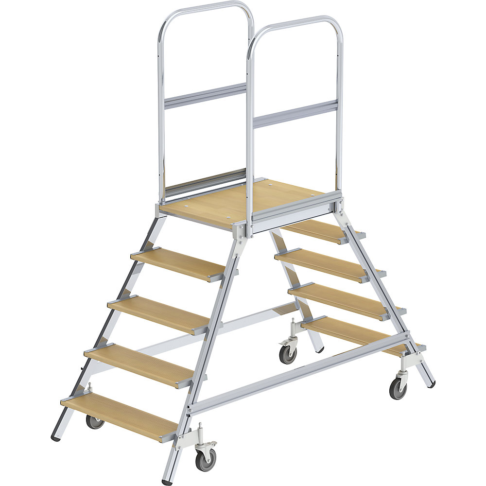 Plate-forme avec accès des 2 côtés