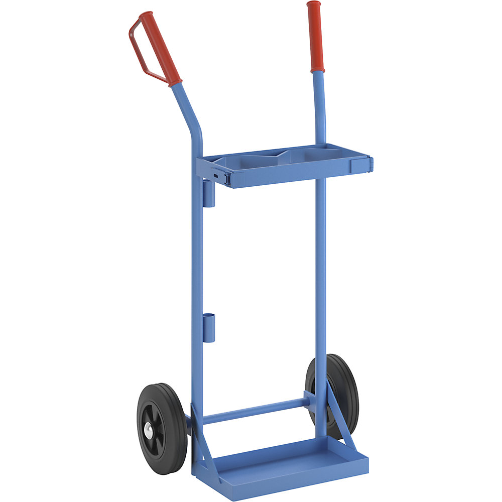 eurokraft pro Carrello per bombole e bombole di gas ruote in gomma piena