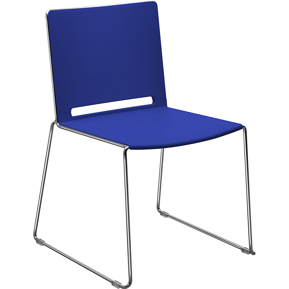 Siège à piétement luge en PP