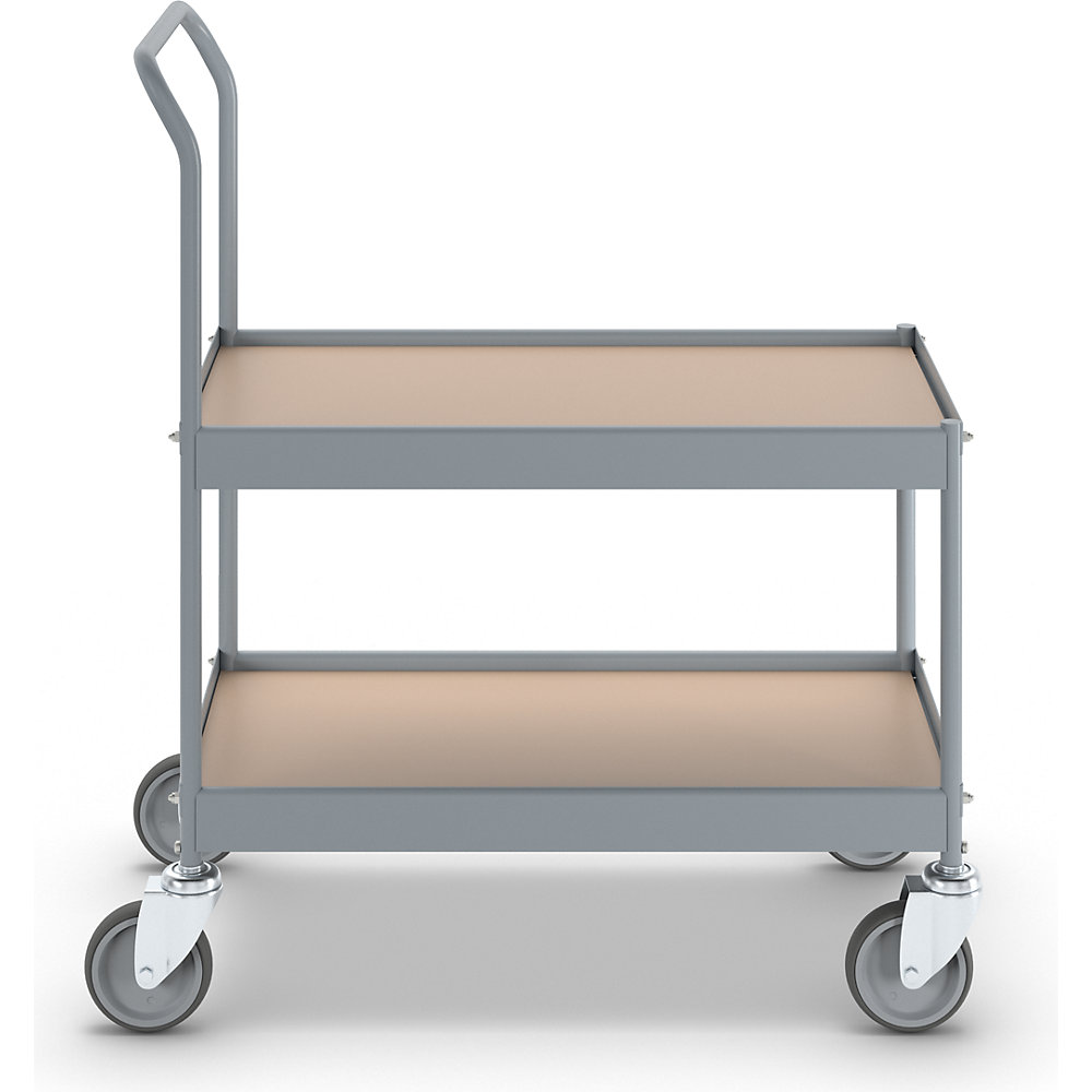 eurokraft pro Clearing Cart Silver/Beech 84x47x95cm 2