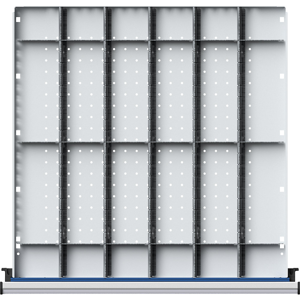 Image of Set di divisori per cassetti largh. x prof. 600 x 600 mm ANKE