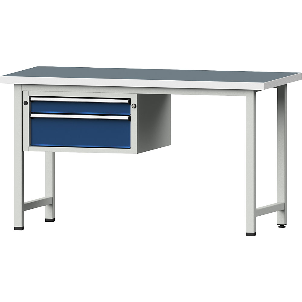 ANKE Serie V Workbench Universal Plate Light Grey 1500x700x840mm 2