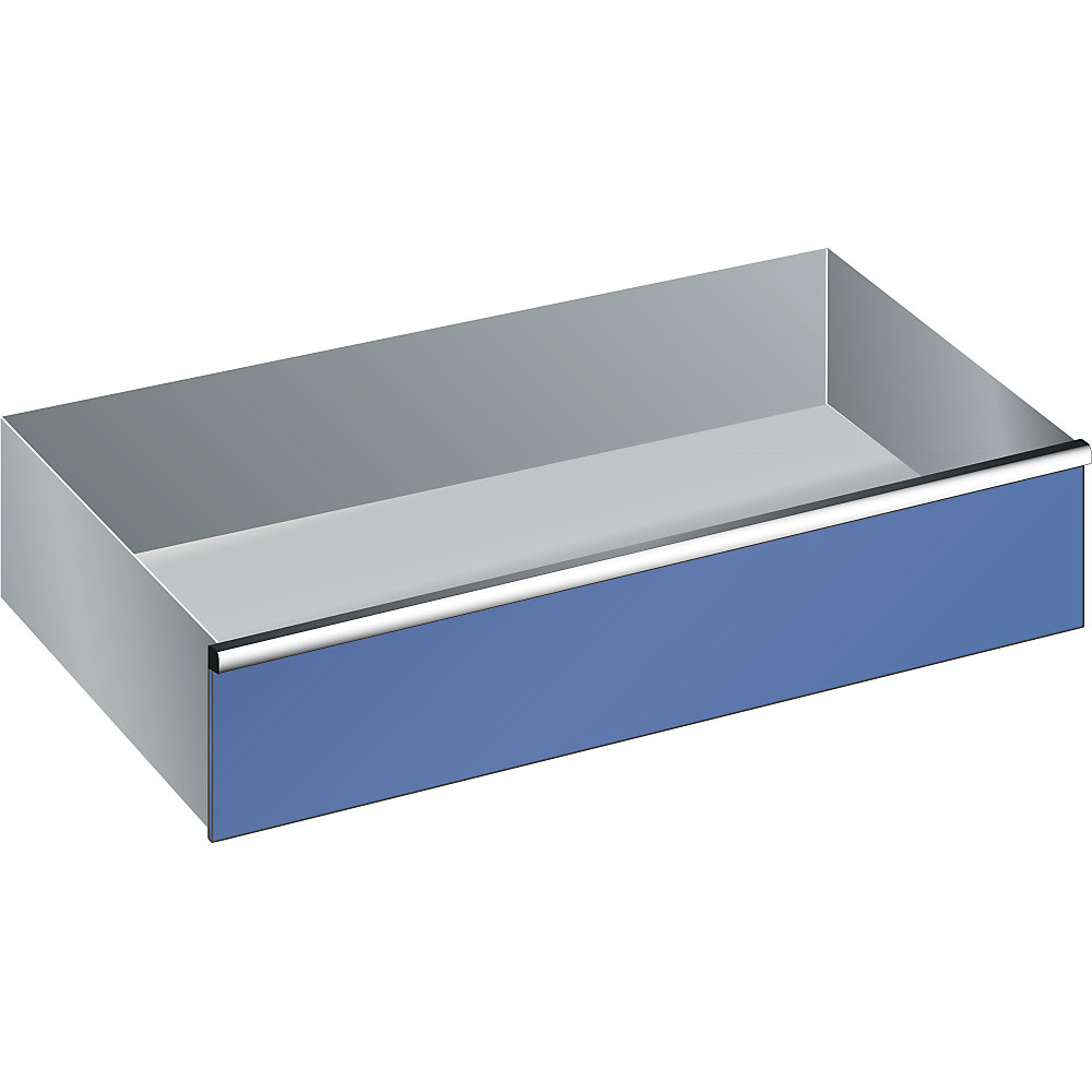 Schublade, für Schrank-BxT 1431 x 725 mm, Traglast 200 kg, Fronthöhe 250 mm, enzianblau LISTA
