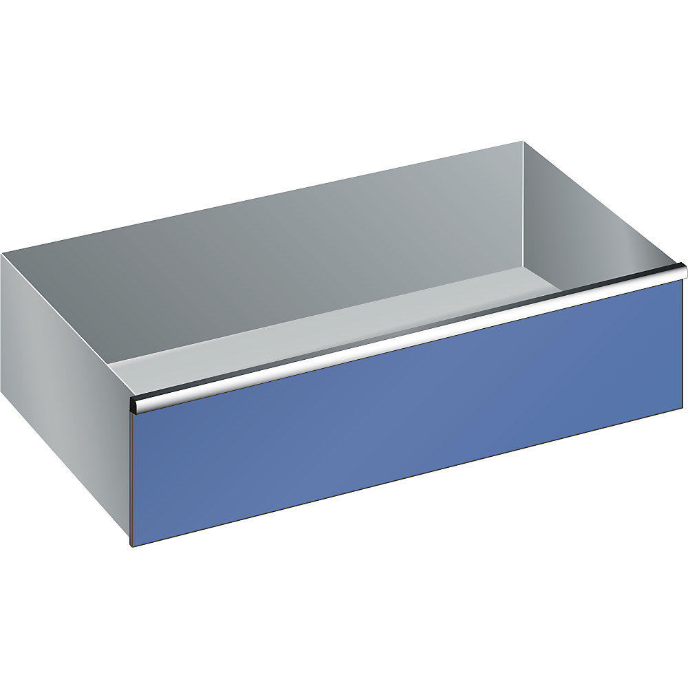 Schublade, für Schrank-BxT 1431 x 725 mm, Traglast 200 kg, Fronthöhe 300 mm, enzianblau LISTA