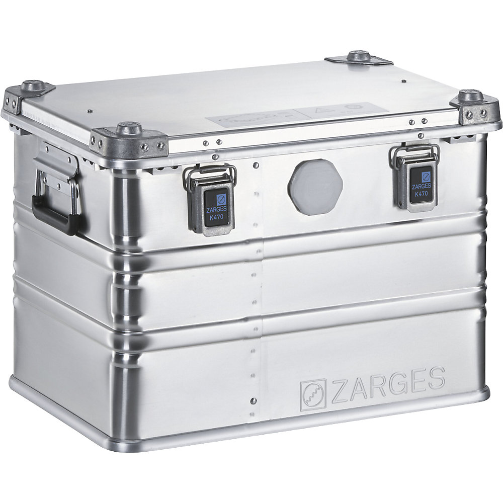 Zarges AlumíNium UniverzáLis LáDa, IP67, űRtartalom 70 L, KüLső H X Szé X Ma 600 X 400 X 410 Mm-image