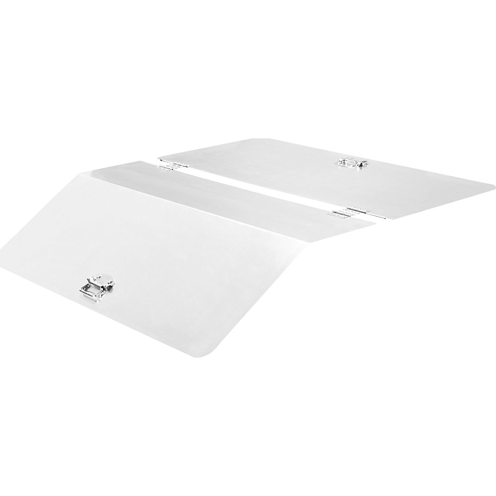 Couvercle pour chariot-caisse en tôle