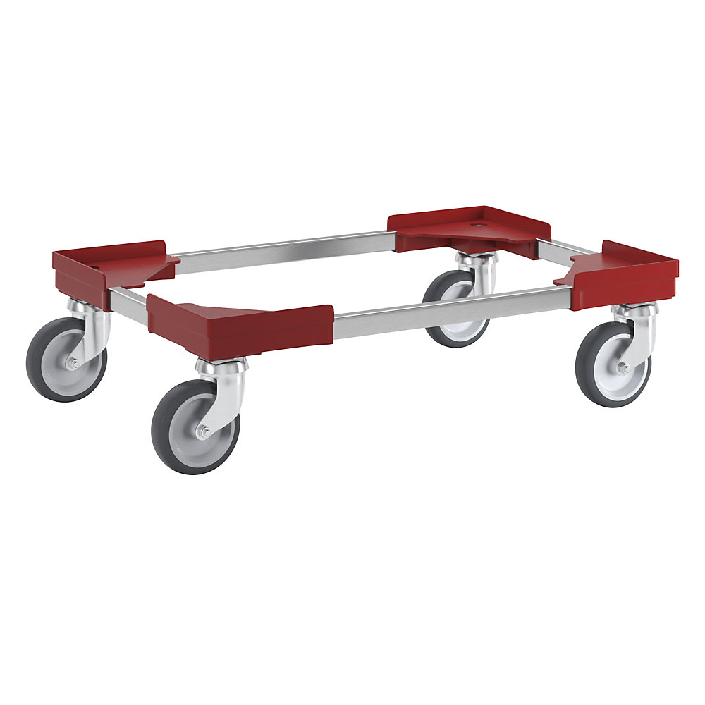 Photos - Wheelbarrow / Trolley for Euro format 600 x 400 mm, for Euro format 600 x 400 mm, red