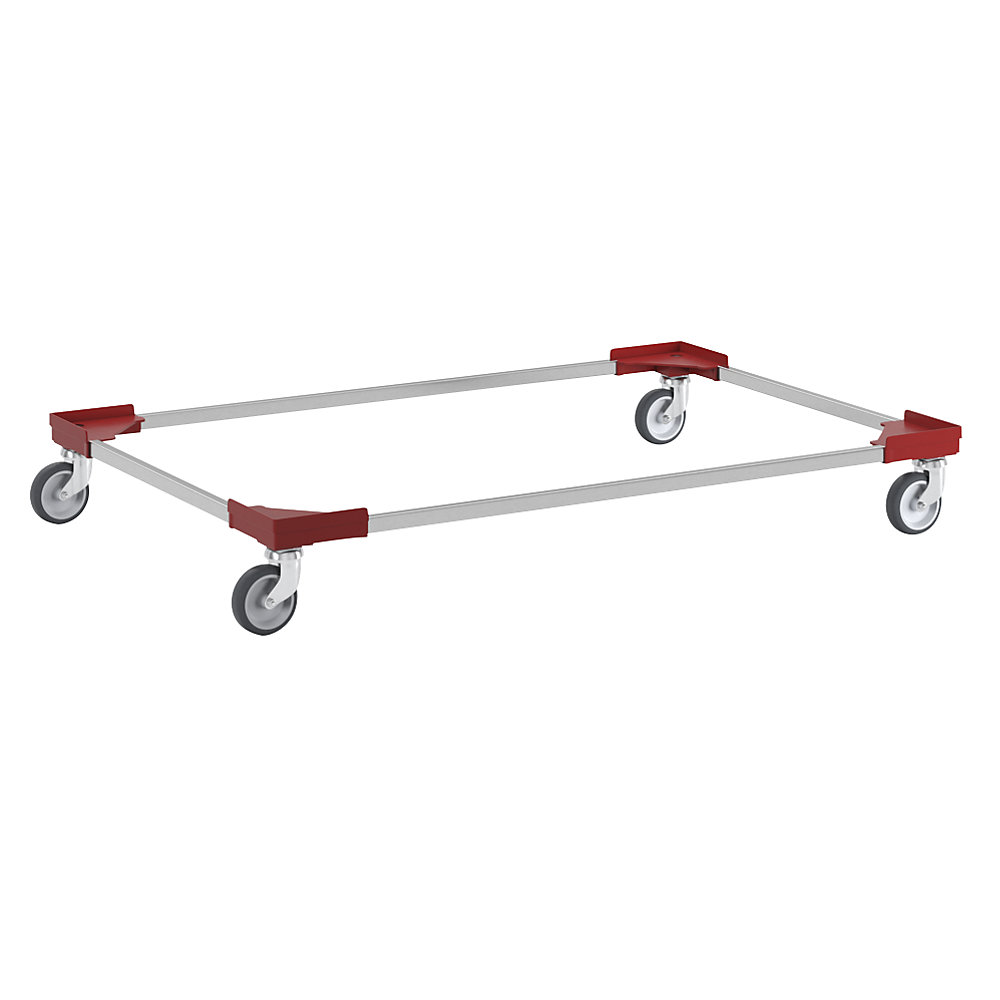 Photos - Wheelbarrow / Trolley for Euro format 1200 x 800 mm, for Euro format 1200 x 800 mm, red