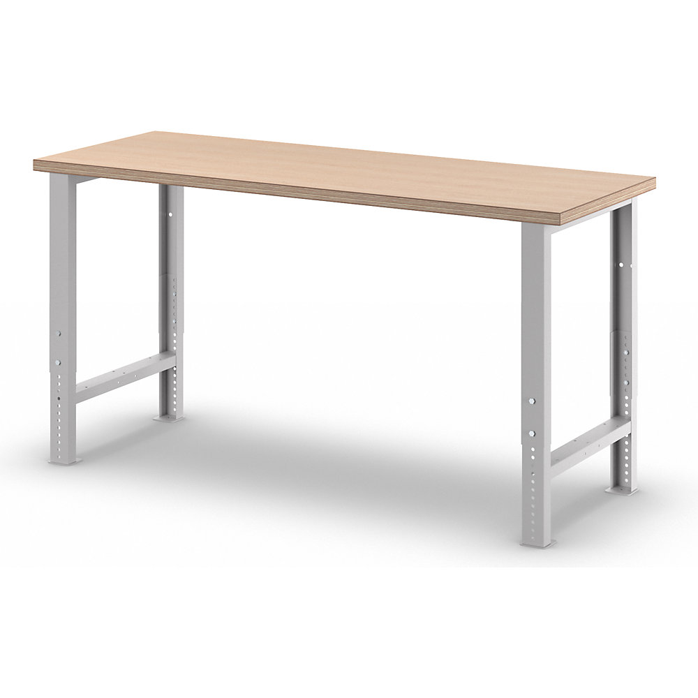 LISTA Modular Workbench Light Grey 2000x750x900mm 2