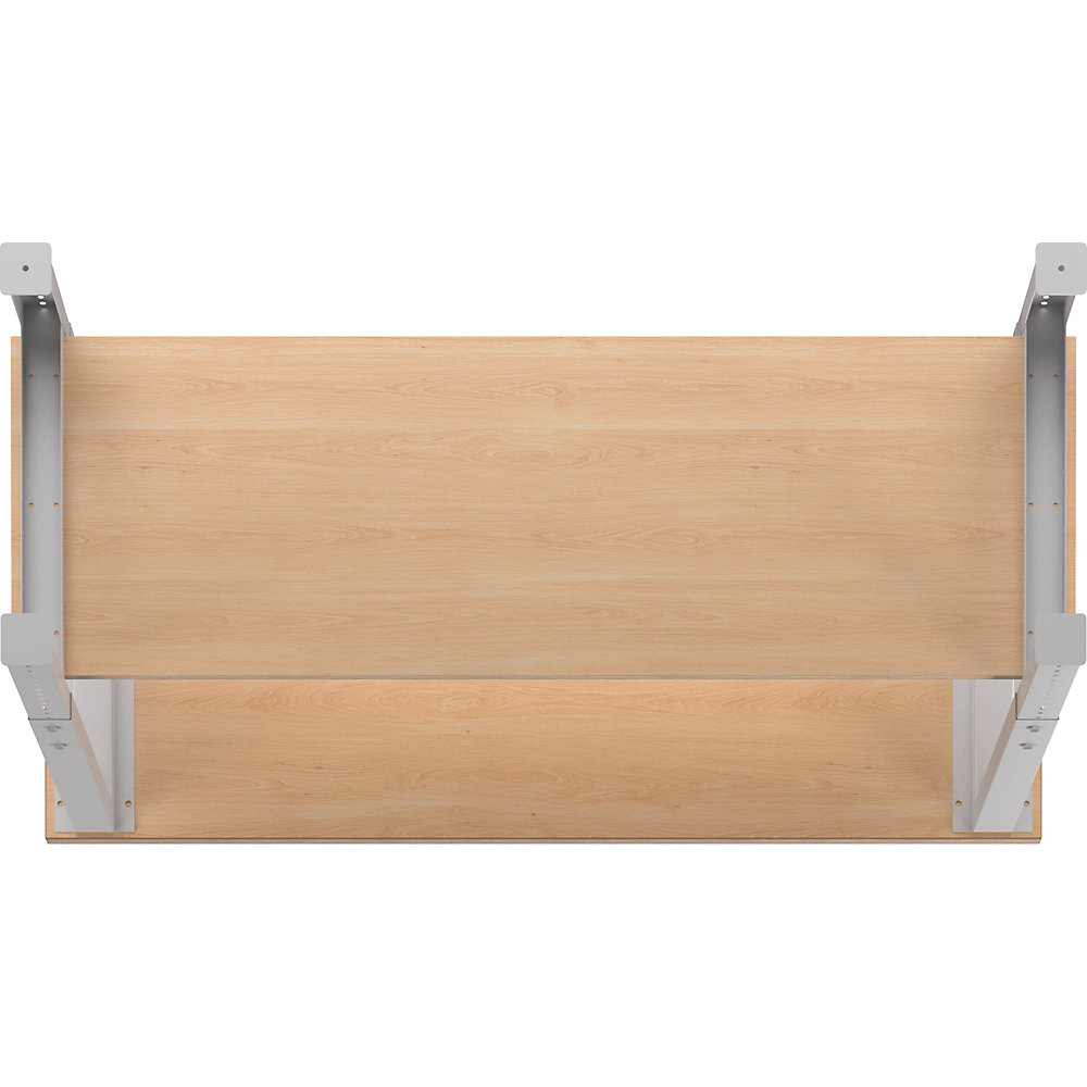 LISTA Modular Workbench Light Grey 2000x750x900 mm 2