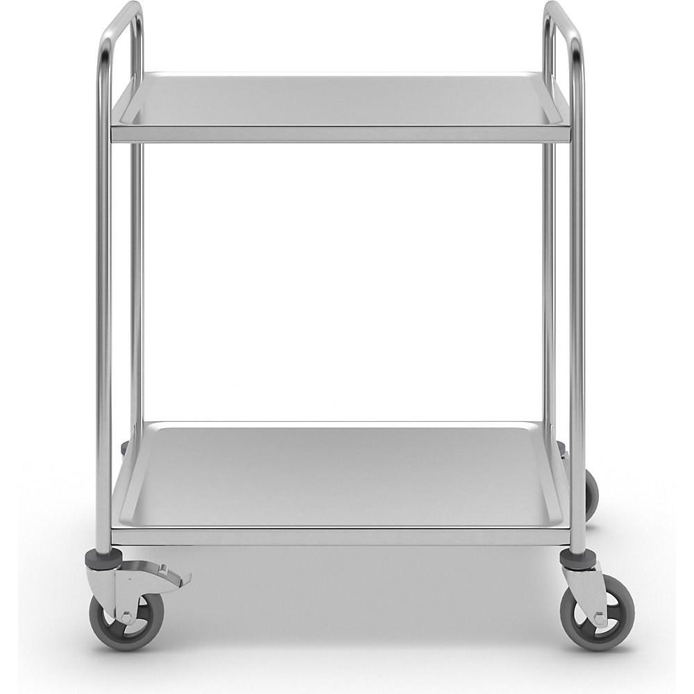 kaiserkirk Stainless Steel Serving Cart 2 Tiers Silver 3