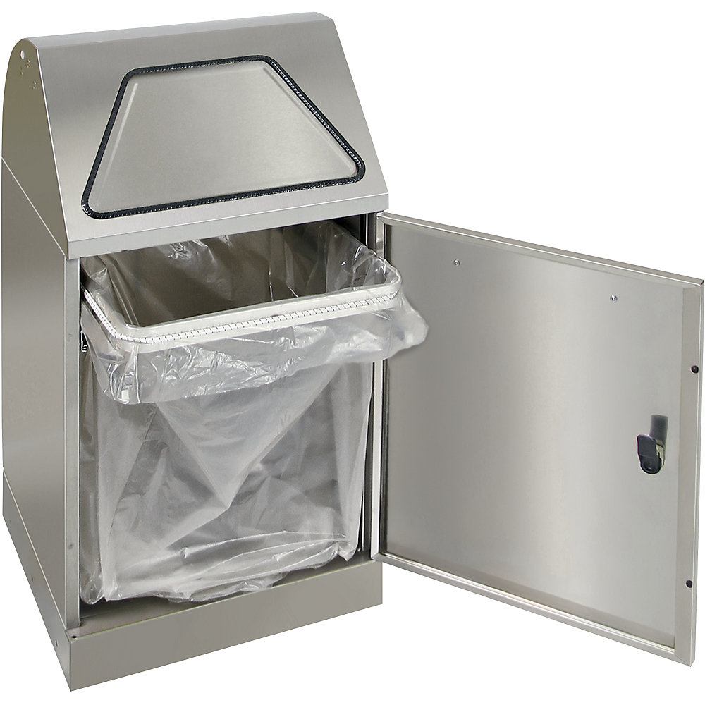 Collecteur de tri avec trappe à ouverture manuelle