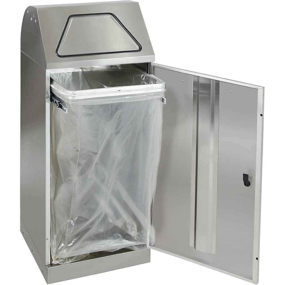 Collecteur de tri avec trappe à ouverture manuelle