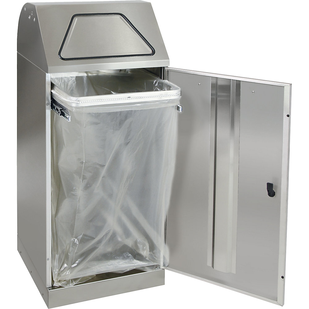 Collecteur de tri avec trappe à ouverture manuelle