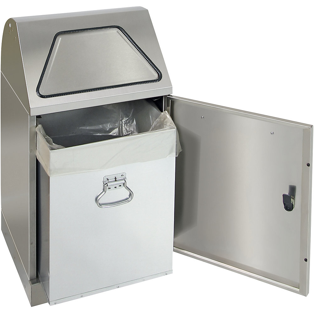 Collecteur de tri avec trappe à ouverture manuelle