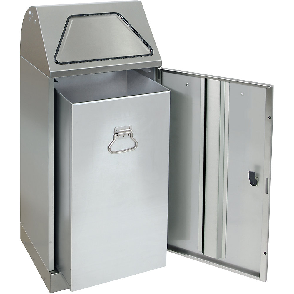 Collecteur de tri avec trappe à ouverture manuelle