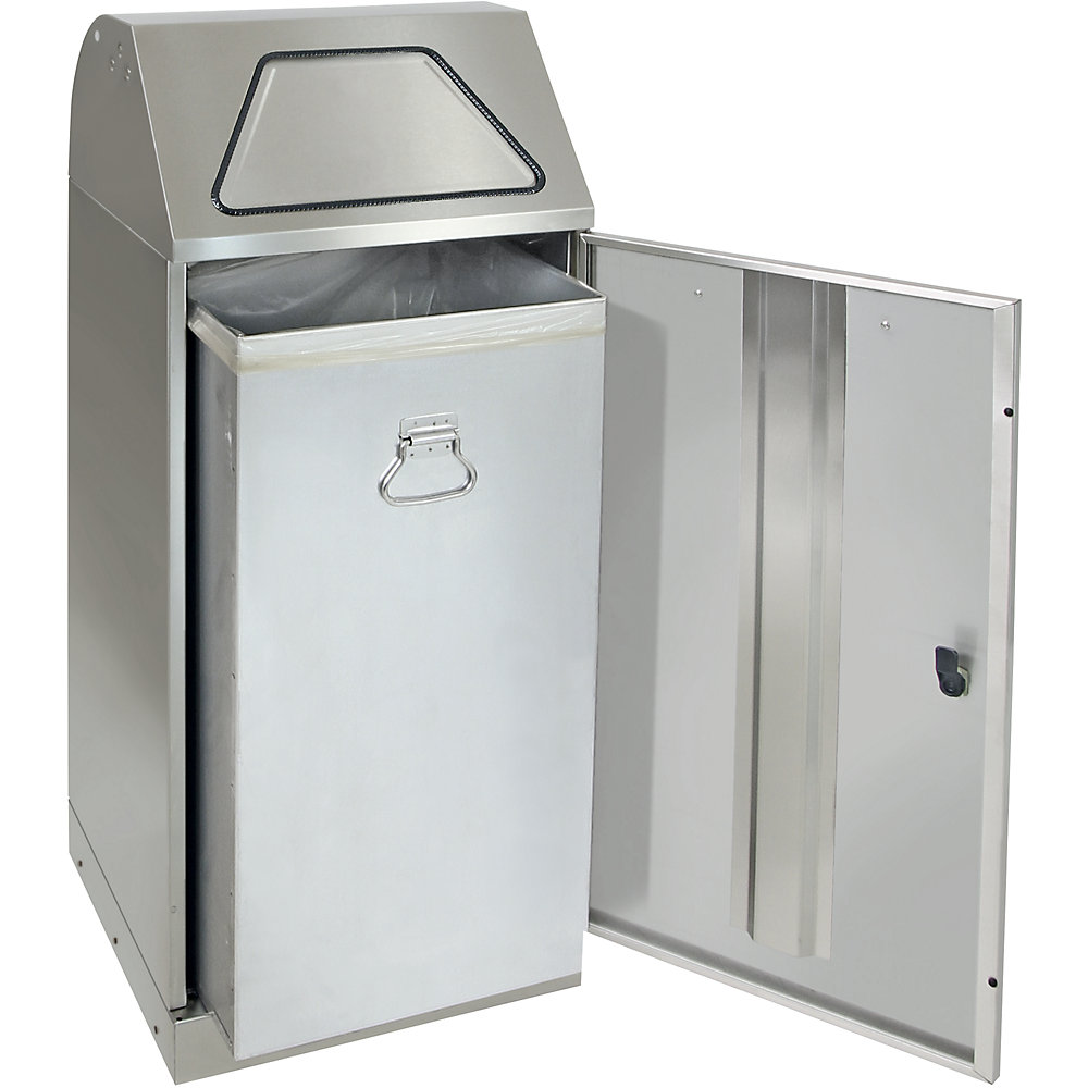 Collecteur de tri avec trappe à ouverture manuelle