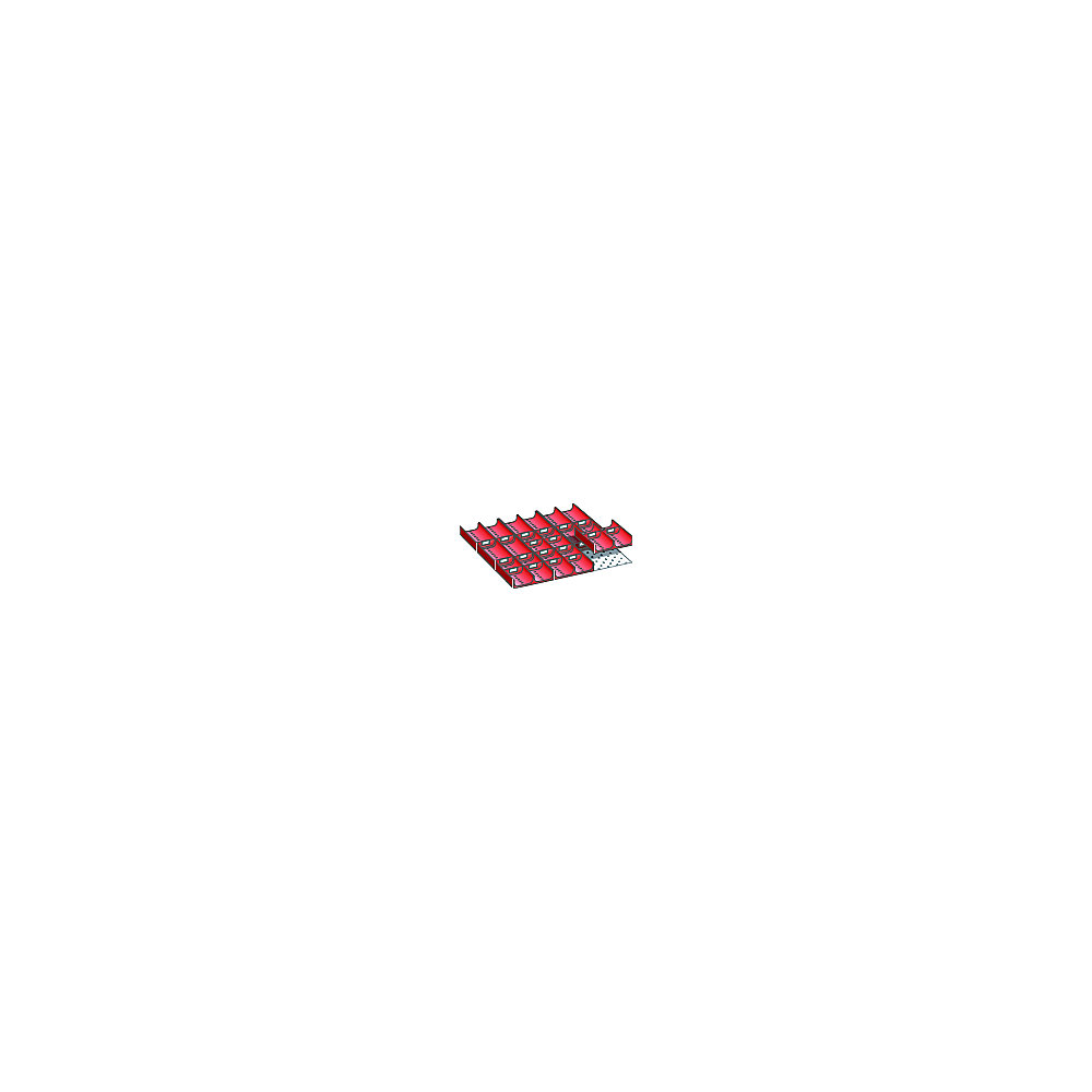 Kit de compartimentation pour tiroirs de dimensions 459 x 459 mm