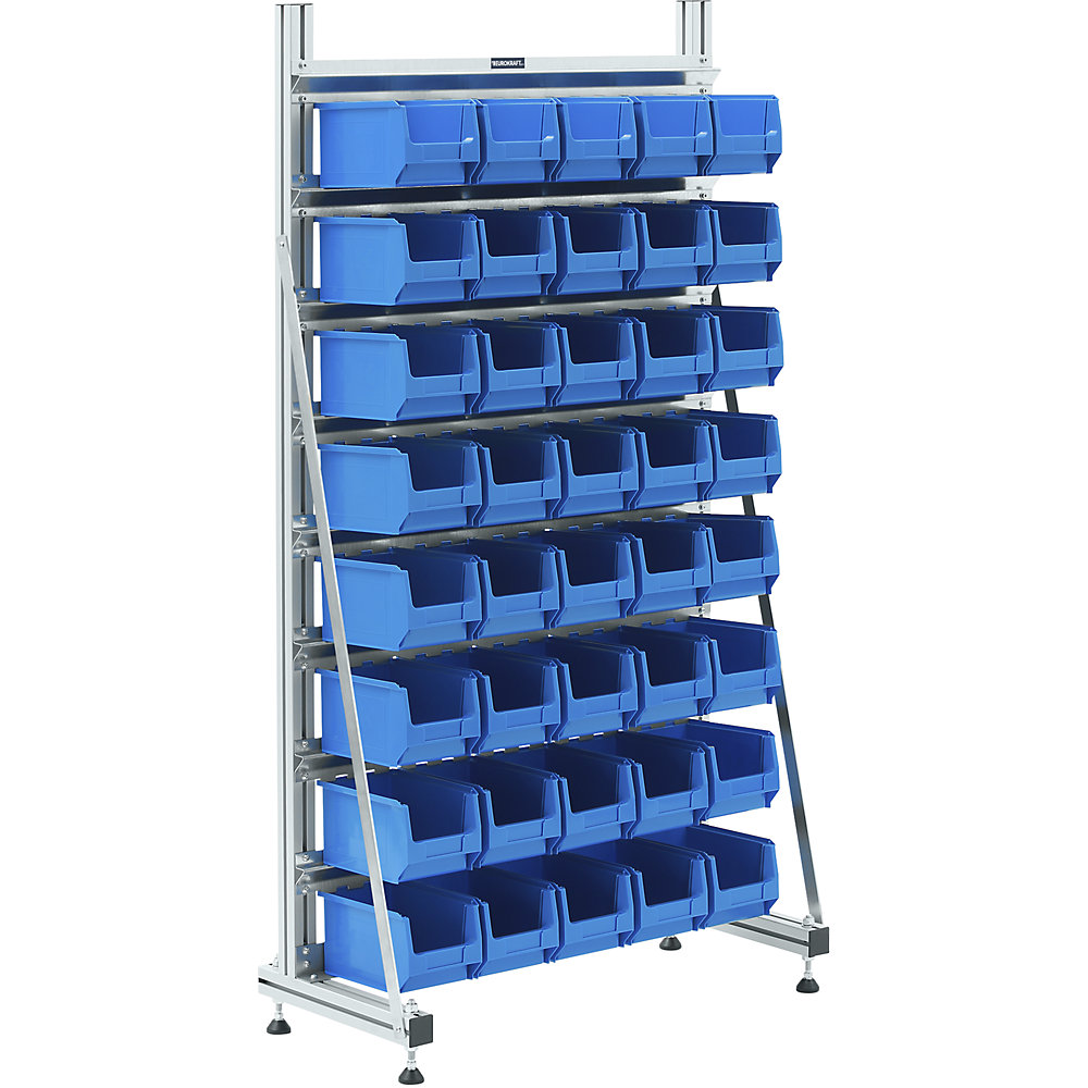 Rayonnage fixe en aluminium