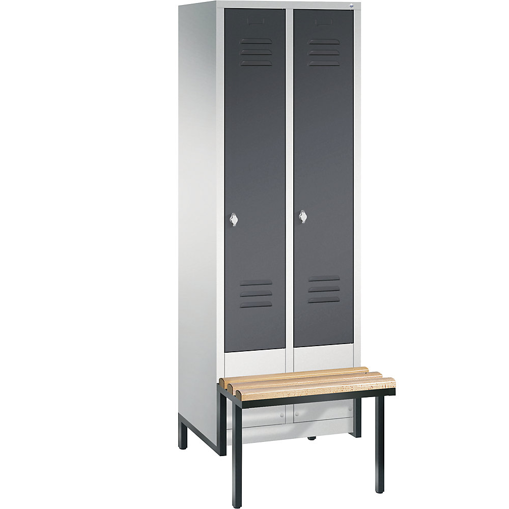 Penderie CLASSIC avec châssis inférieur servant de banc
