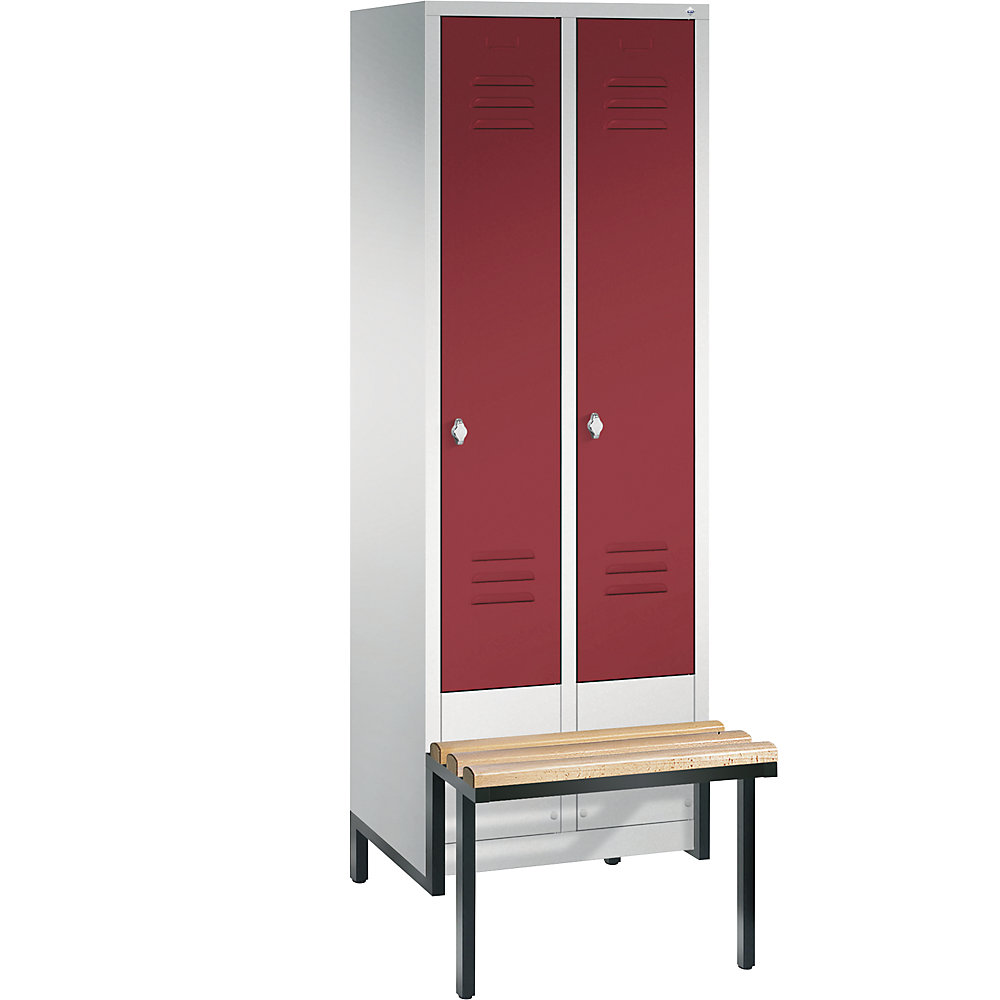 Penderie CLASSIC avec châssis inférieur servant de banc