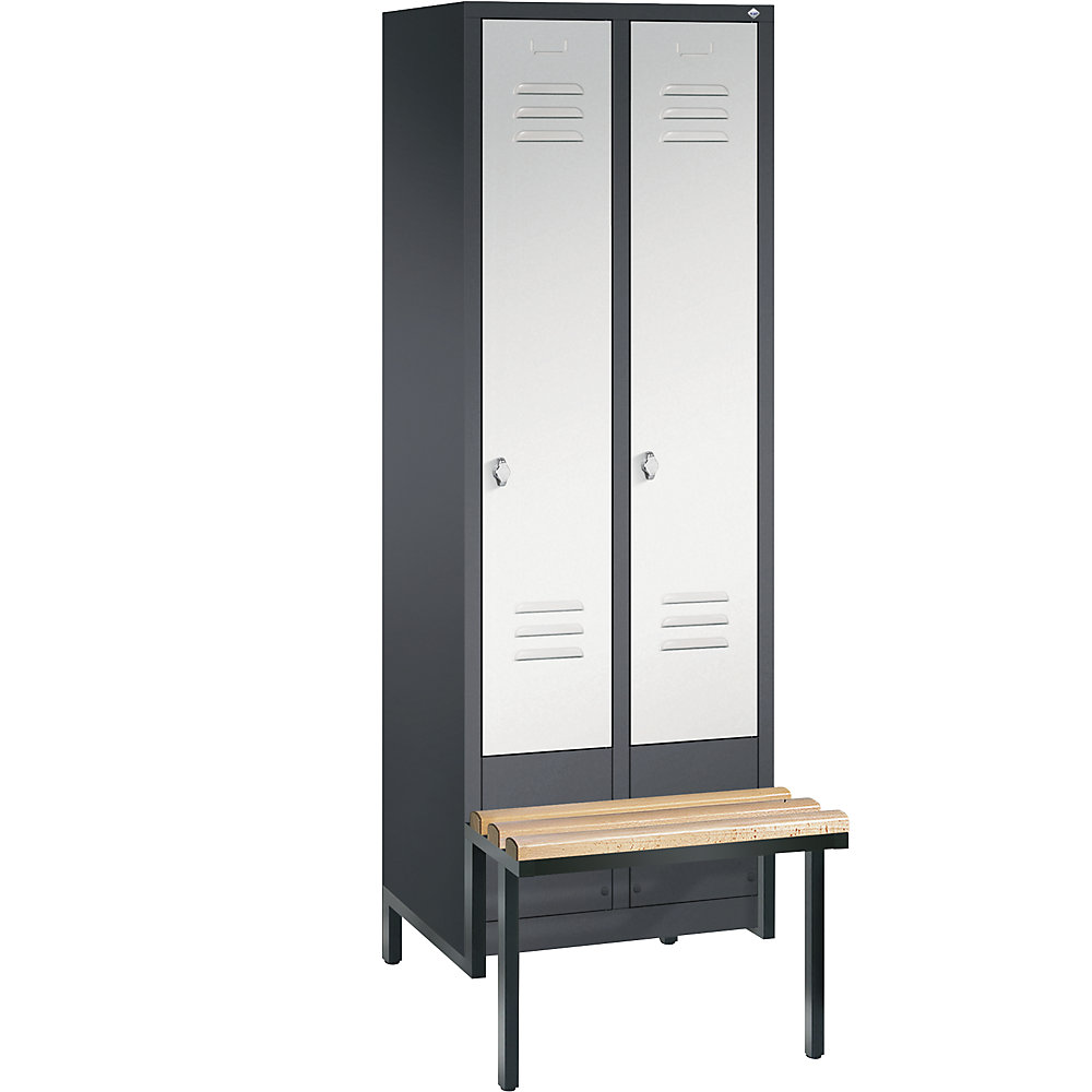 Penderie CLASSIC avec châssis inférieur servant de banc
