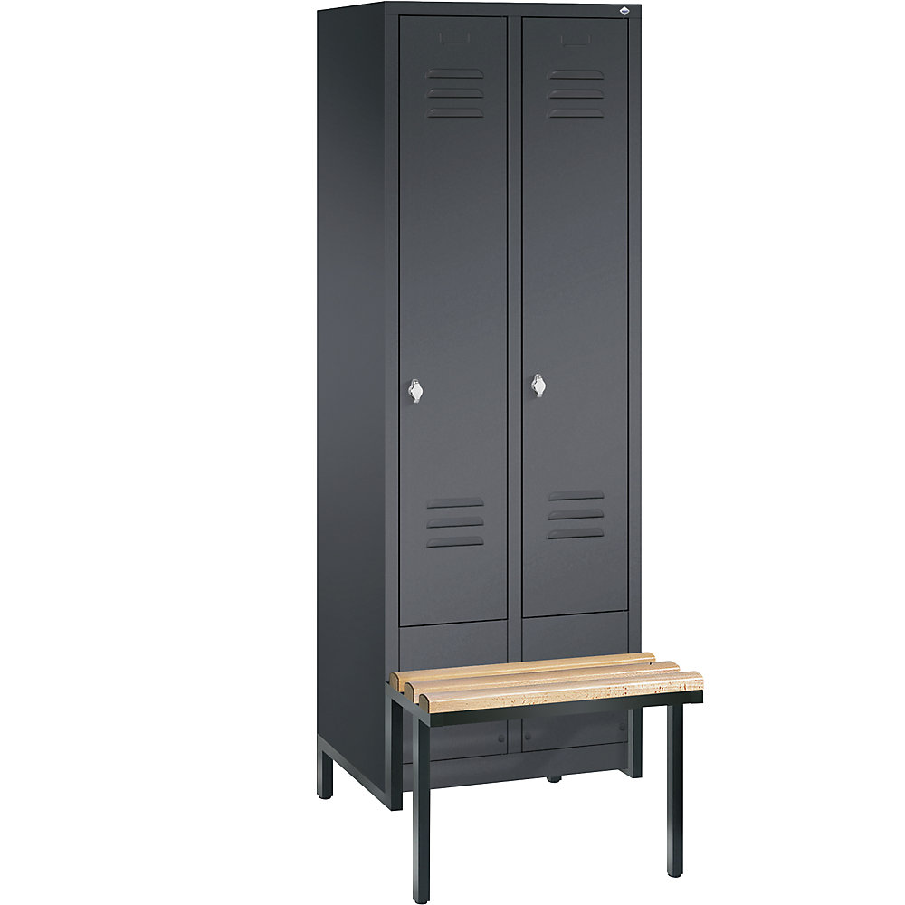 Penderie CLASSIC avec châssis inférieur servant de banc