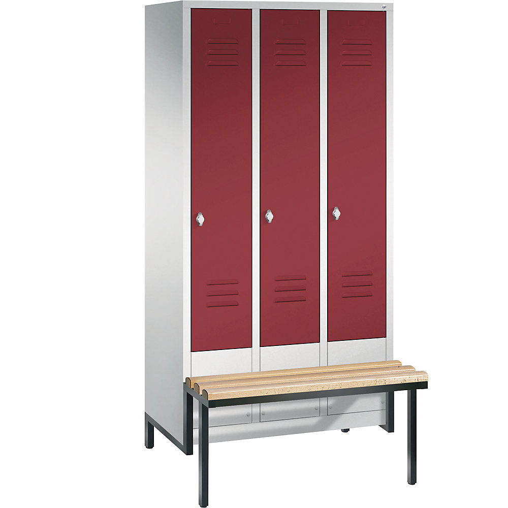 Penderie CLASSIC avec châssis inférieur servant de banc