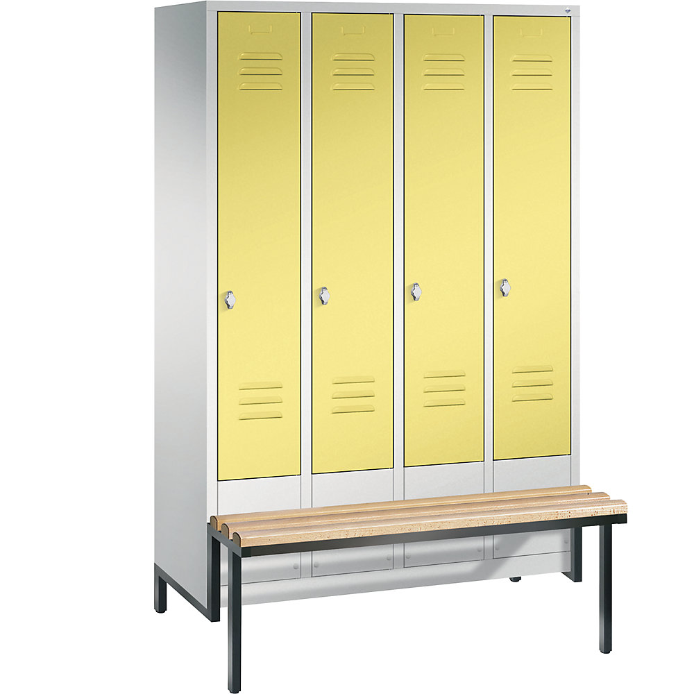 Penderie CLASSIC avec châssis inférieur servant de banc