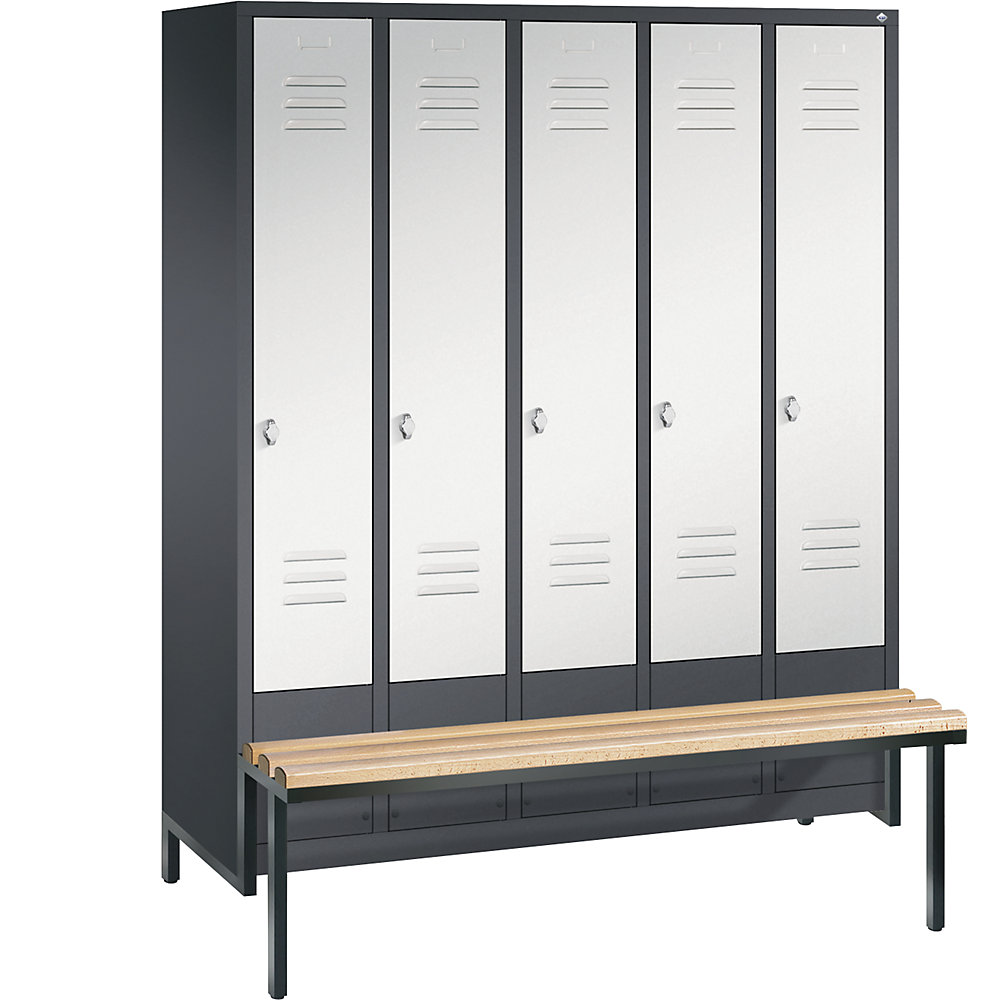 Penderie CLASSIC avec châssis inférieur servant de banc