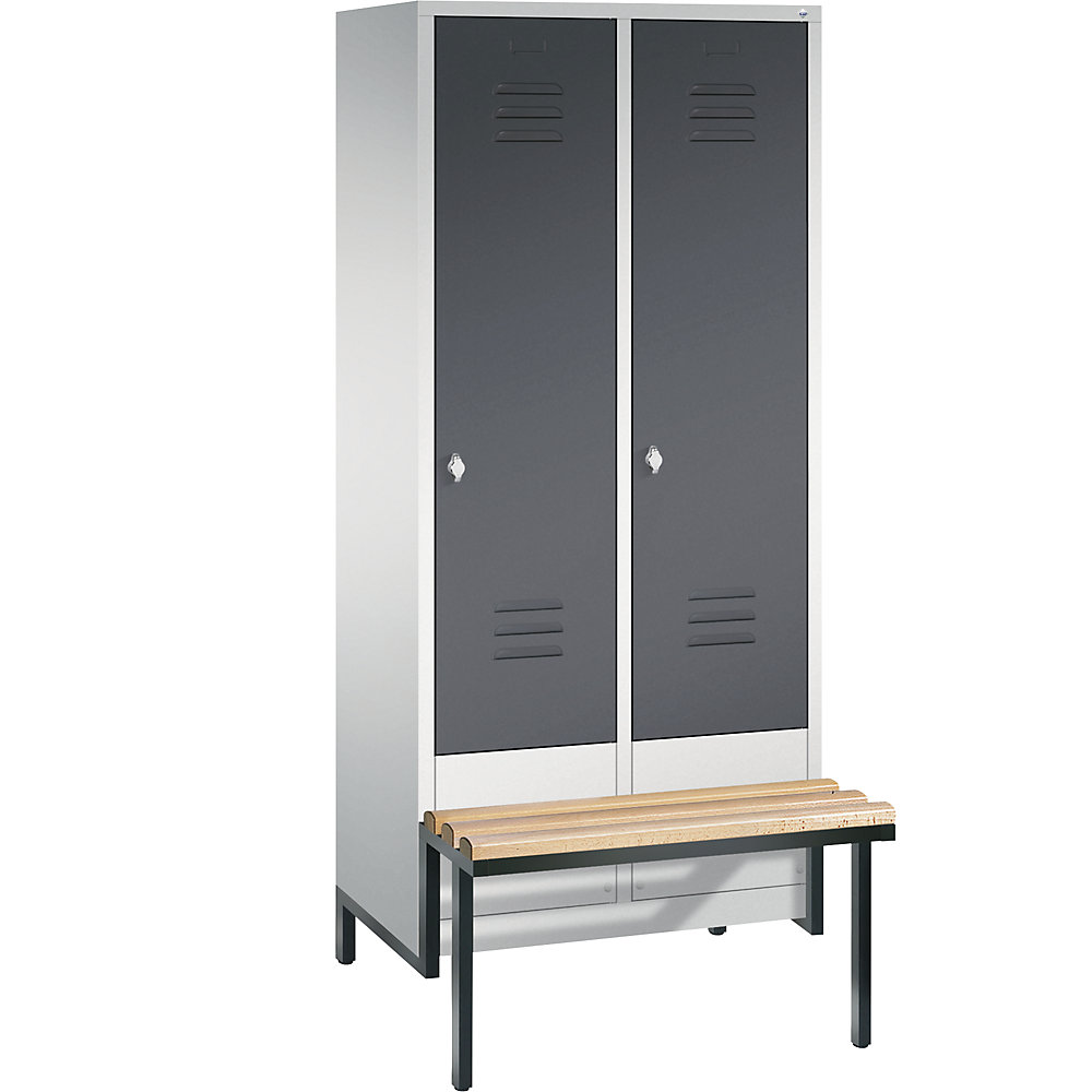 Penderie CLASSIC avec châssis inférieur servant de banc