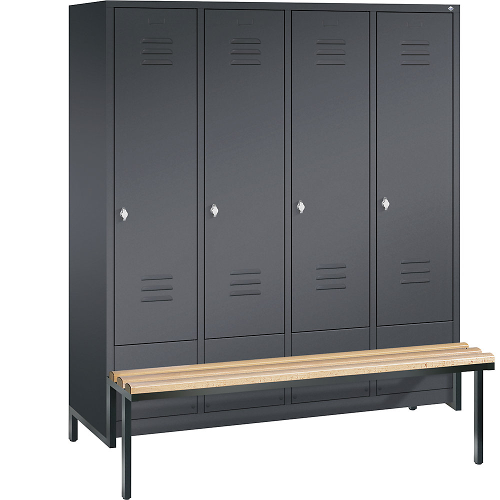 Penderie CLASSIC avec châssis inférieur servant de banc