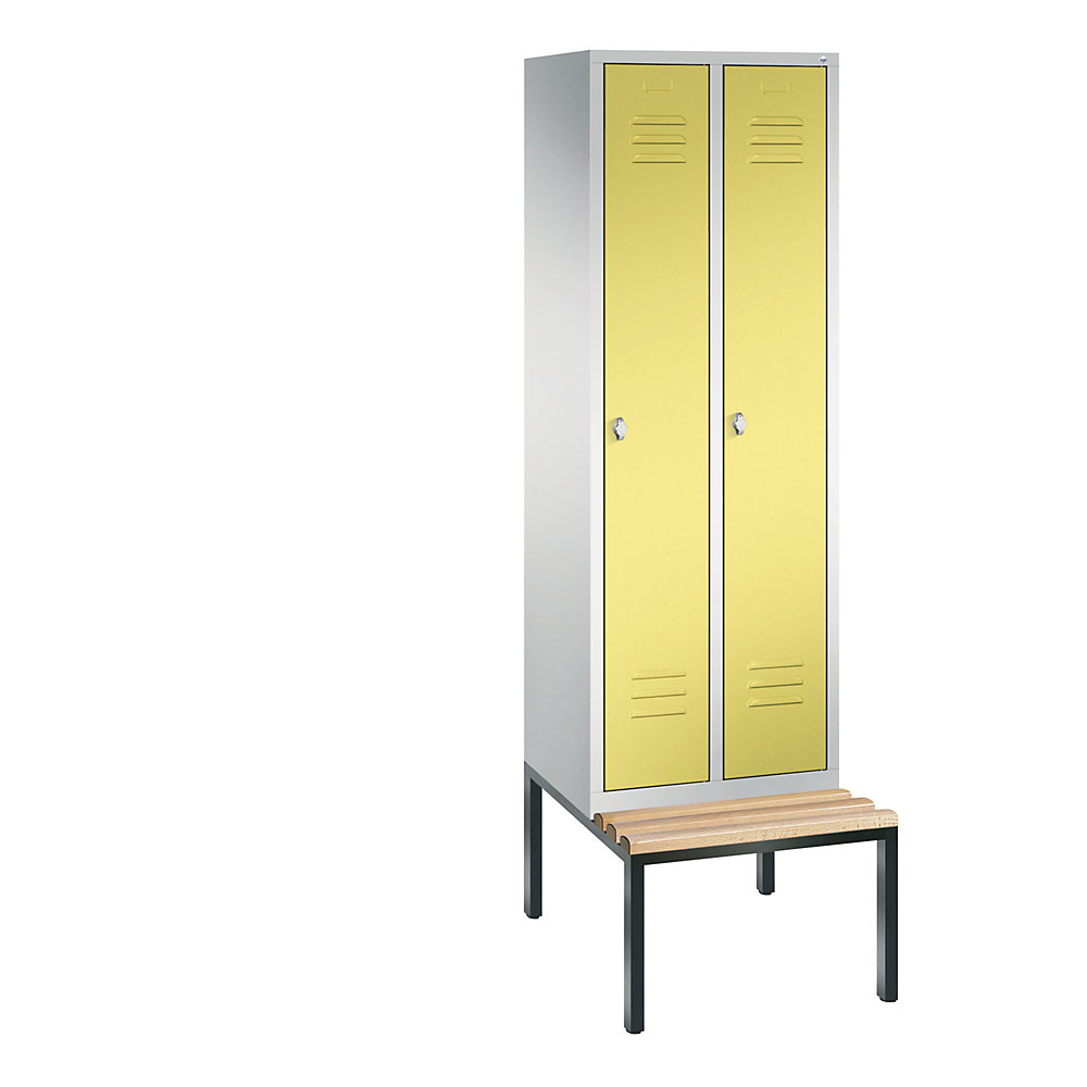 Vestiaire CLASSIC avec banc monté en dessous