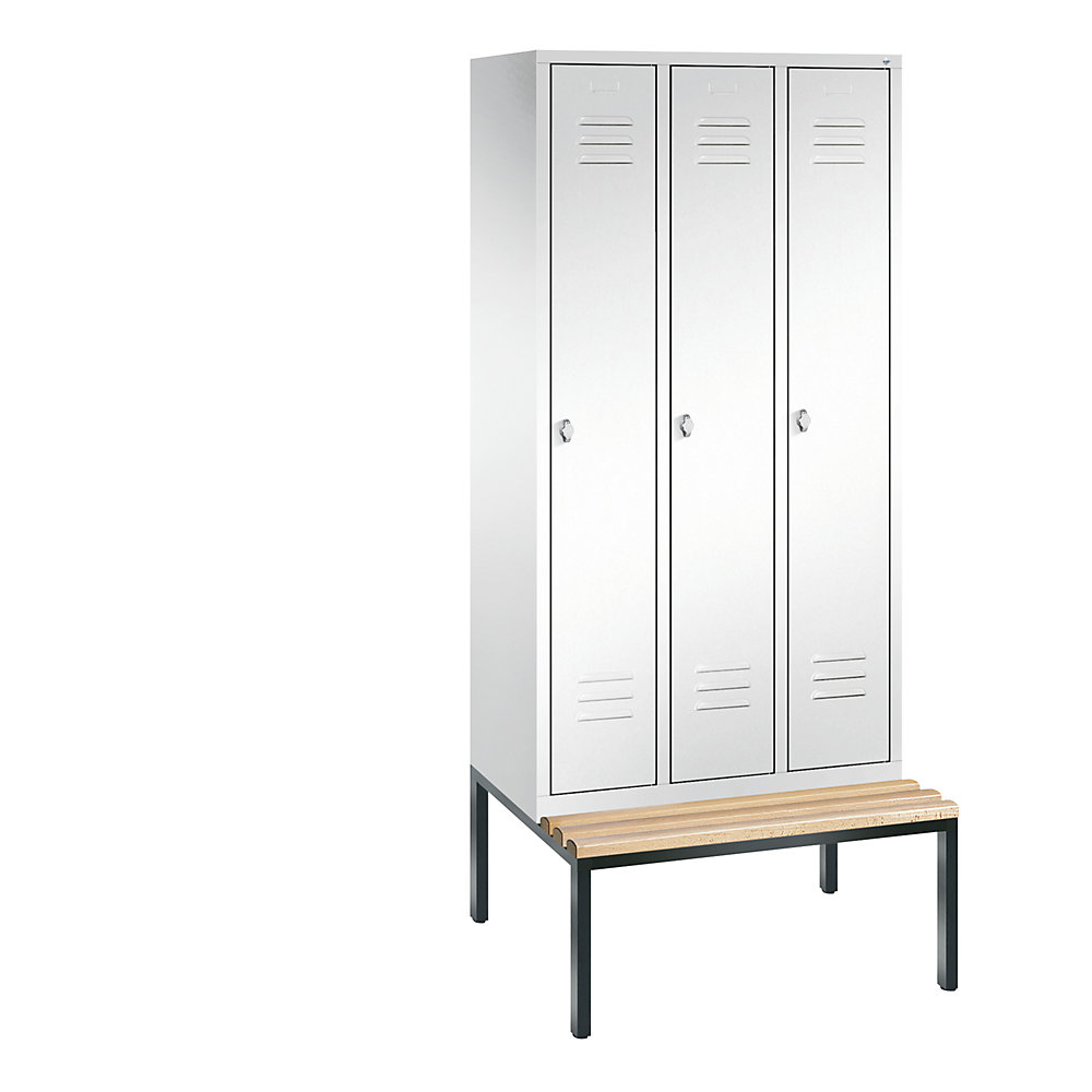 Vestiaire CLASSIC avec banc monté en dessous