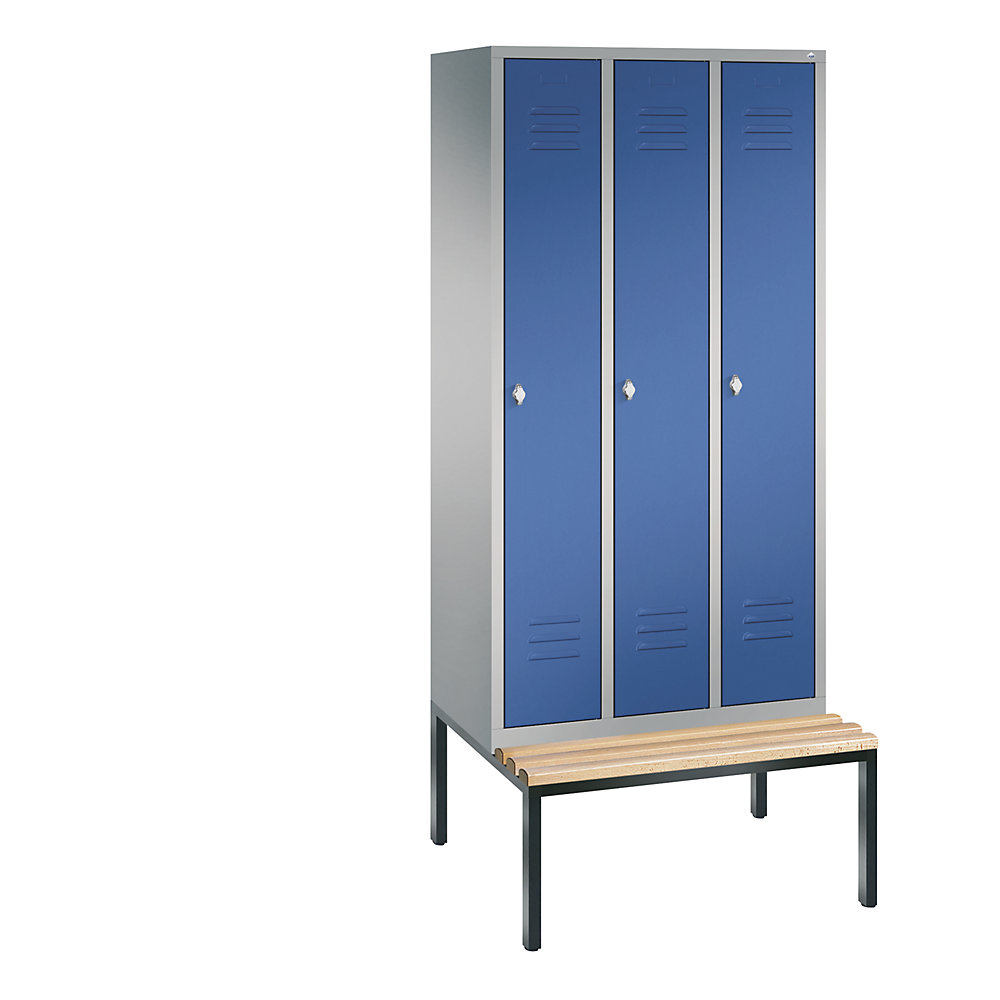 Vestiaire CLASSIC avec banc monté en dessous