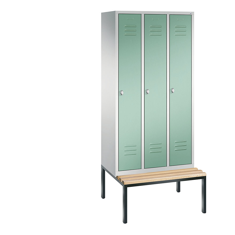 Vestiaire CLASSIC avec banc monté en dessous