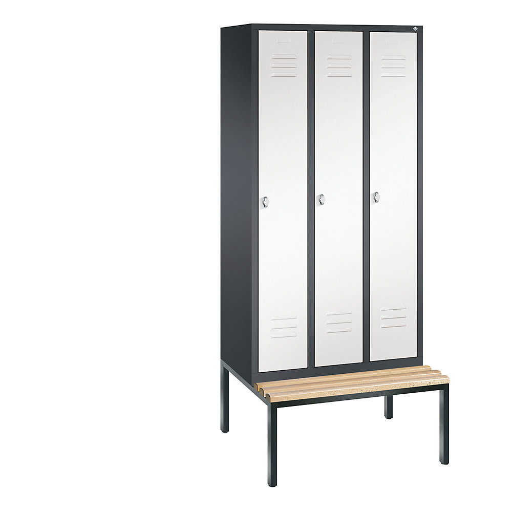 Vestiaire CLASSIC avec banc monté en dessous