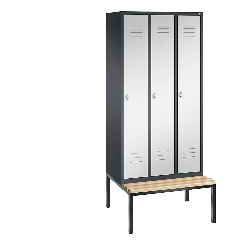 Vestiaire CLASSIC avec banc monté en dessous