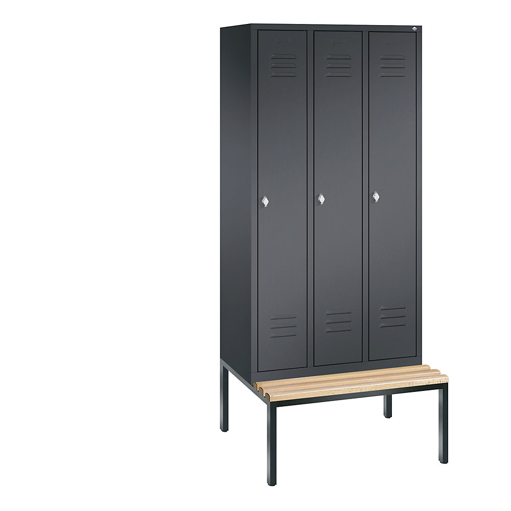 Vestiaire CLASSIC avec banc monté en dessous