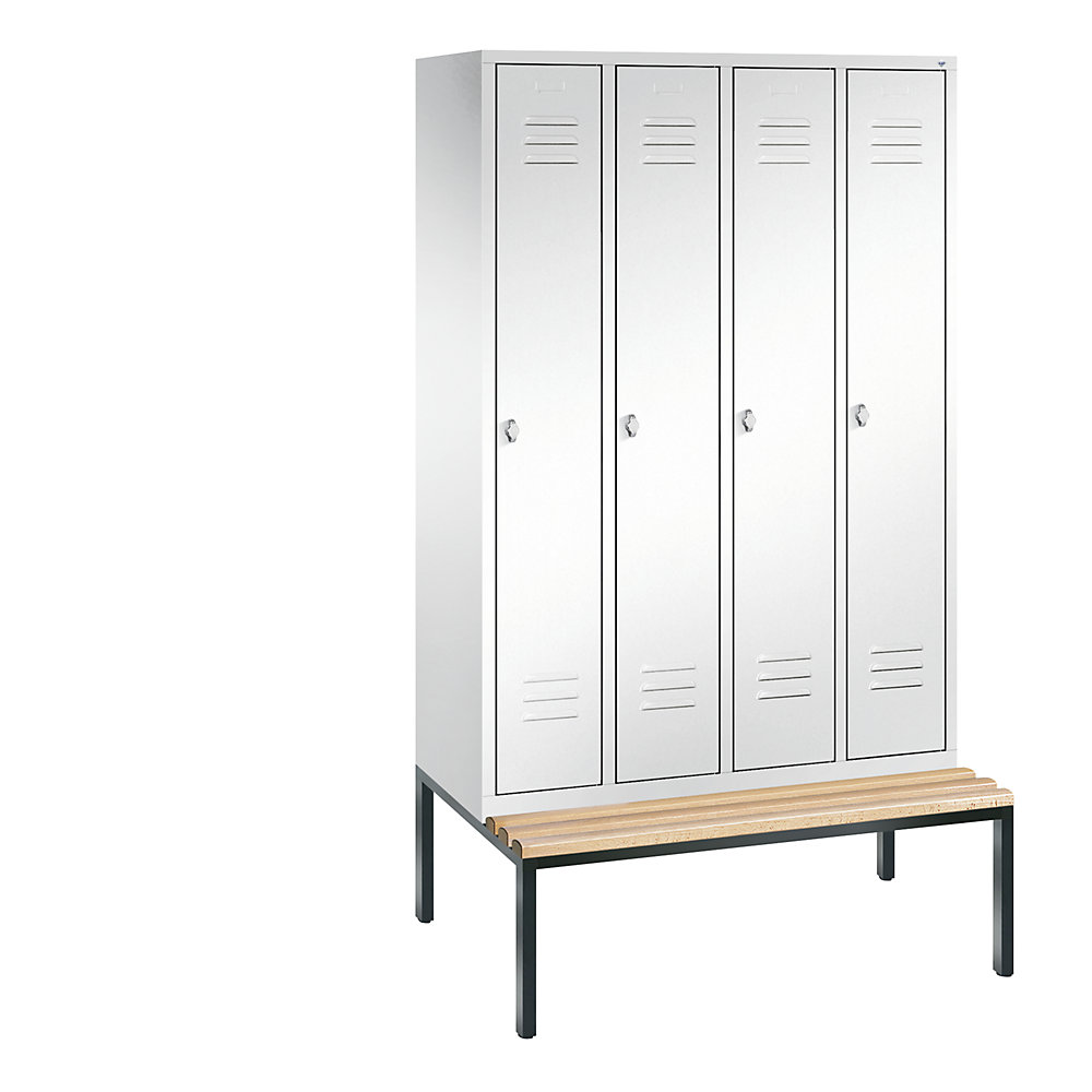 Vestiaire CLASSIC avec banc monté en dessous