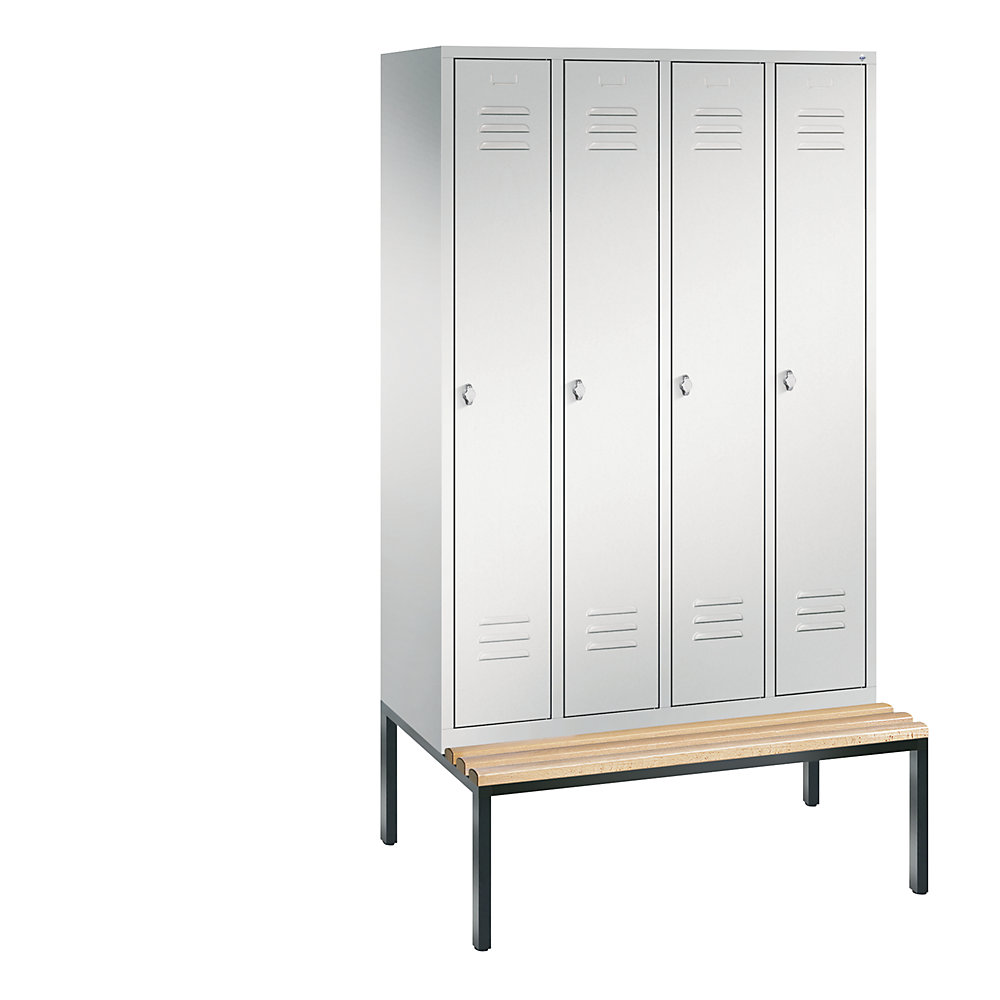 Vestiaire CLASSIC avec banc monté en dessous