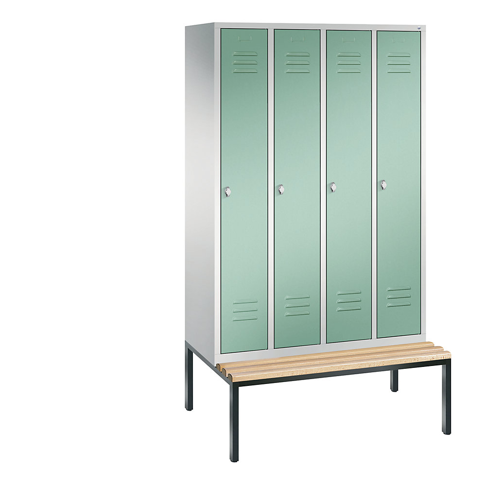 Vestiaire CLASSIC avec banc monté en dessous