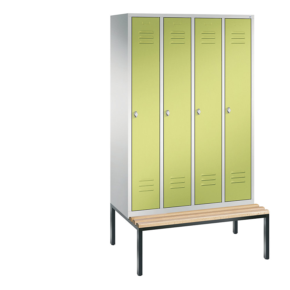 Vestiaire CLASSIC avec banc monté en dessous